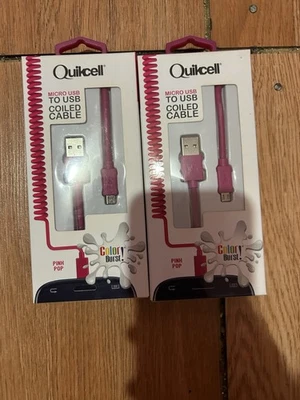 Quick cell Micro USB Coiled Cable - Image 1 of 2
