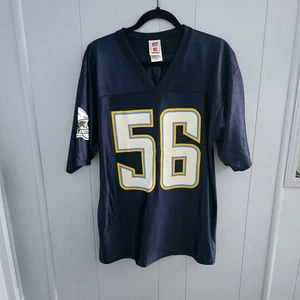 NFL Players Shawne Merriman #56 Chargers Jersey Size M – Blue, Vintage Football - Picture 1 of 5