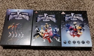 Rare JETIX Mighty Morphin Power Ranger PAL DVD Set Series 1-3 German/English Foto 1 de 2