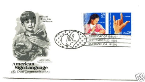 2783-84 Deaf Communication, ArtCraft, on 1  FDC - Image 1 of 1