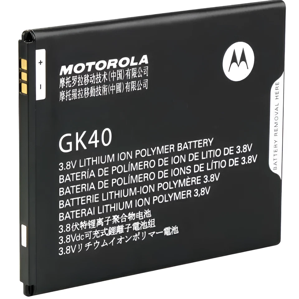 OEM GK40 Battery 2800mAh For Motorola Moto G4 G5 Play E3 E4 XT1607 XT1609 XT1670 - Image 1 of 4