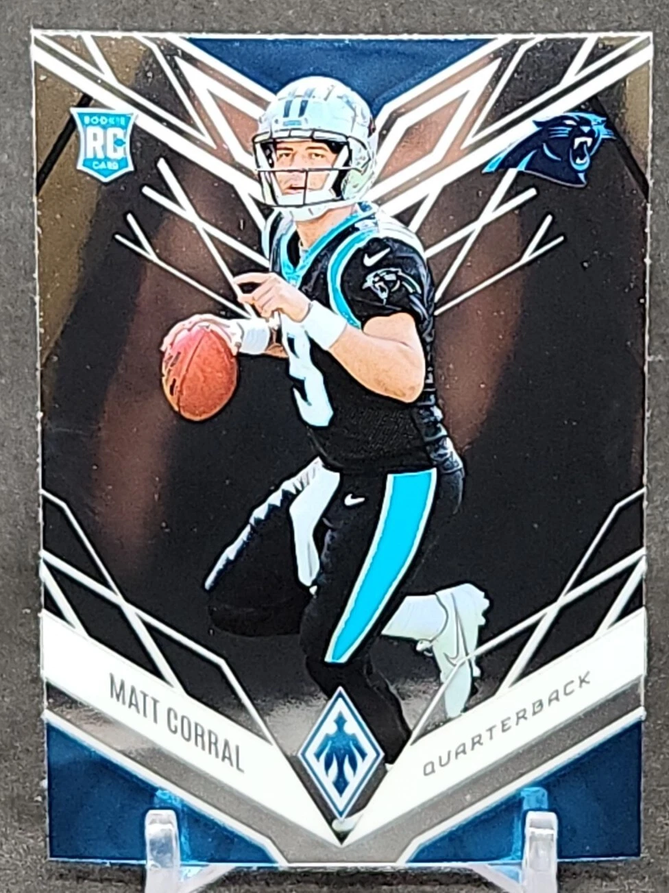 2022 Panini Phoenix Football Matt Corral Rookie Card #102 Carolina Panthers