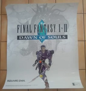 GBA Final Fantasy 1 & 2 Dawn of Souls HUGE Toys R Us VINYL DISPLAY POSTER..LOOK. - Picture 1 of 4