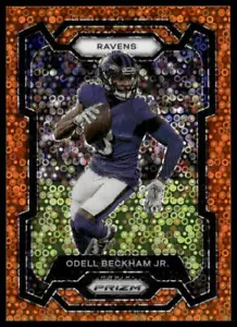 2023 Panini Prizm #25 Odell Beckham Jr. Lazer Baltimore Ravens - Picture 1 of 2