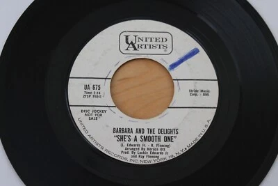 BARBARA & THE DELIGHTS She’s A Smooth One/Shirley 45 Girl Group Soul HEAR - Image 1 of 2