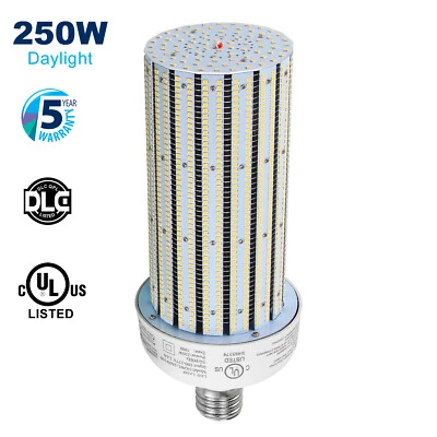 250Watt Large Area LED Corn Light E39 Mogul Base Warehouse Workshop Garage Bulb - Image 1 of 4