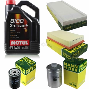 MANN-FILTER Inspektionspaket Motul 5L 5W-30 für Audi 80 2.0 E - Bild 1 von 12