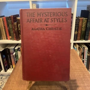 Agatha Christie THE MYSTERIOUS AFFAIR AT STYLES Grosset and Dunlap Wartime - Picture 1 of 12