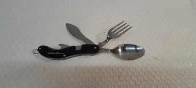 EDDIE BAUER  MESS KIT MULTITOOL SPOON, KNIFE FORK BOTTLE OPENER - Image 1 of 4