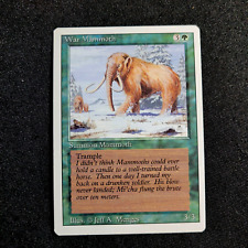 Magic the Gathering. Revised Edition, WAR MAMMOTH