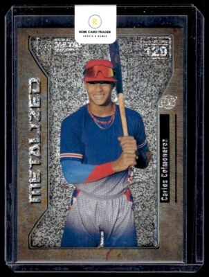 2021 Skybox Metal Universe Metalized Carlos Colmenarez 027/150 #129 . - Image 1 of 2