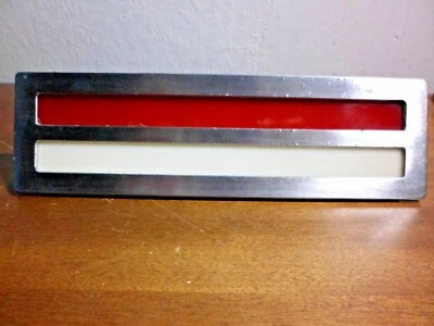 1969 1970 1971 Lincoln Continental Mark III 3 - Door Courtesy Light Lens Bezel - Image 1 of 4