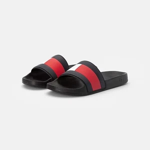 Tommy Hilfiger FLAG POOL SLIDE Badesandale Latschen Sandalen Schwarz Neu Gr.41 - Bild 1 von 3