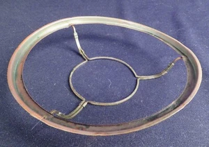 1880's Fancy Brass 7" Kerosene Oil 3-Arm Shade Holder Slide Tighteners - Picture 1 of 3