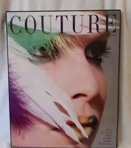 Z Gallerie"" Vintage ""Couture""Stampa copertina rivista colorata aprile 1965 arte da parete - Foto 1 di 9