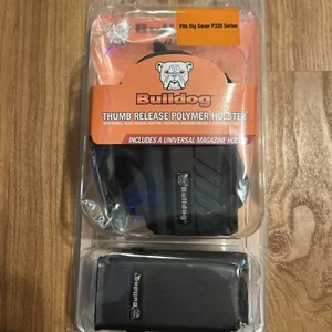 Bulldog TR Thumb Release Right Hand Paddle RH Holster For SIG SAUER P320 series - Picture 1 of 2