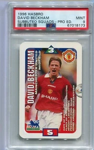 1996 Hasbro Subbuteo Squads PRO EDDITON David Beckham Rookie Card PSA 9 Pop 9 - Bild 1 von 2