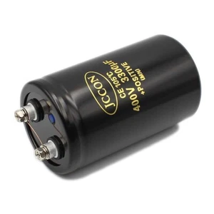 1pcs 3300uF 400V Large Screw Terminal Aluminum Electrolytic Capacitor 63.5x105mm - Imagen 1 de 4
