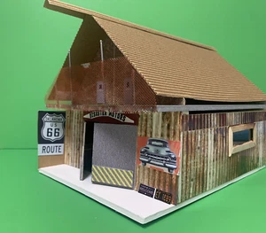 Built from Scratch Miniature Art Diorama 1/64 Scale – “Disaster Motors”. - Picture 1 of 19