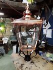 Made in England Victorian style copper Lantern Lamp top for post  (no 16)