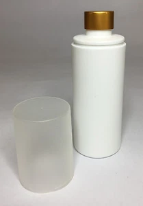 Empty 50ml Over cap Bottles With Matt Gold Screw Top Cap *ANY AMOUNT* - Picture 1 of 2