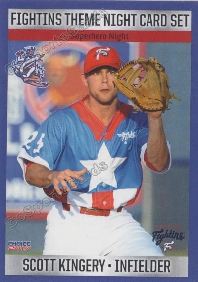 2017 Reading Fightins Theme Night Scott Kingery RC Rookie Phillies - Image 1 of 1