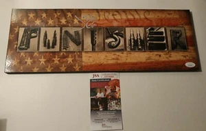 JON BERNTHAL Autographed Custom PUNISHER Wood Sign JSA AUTHENTICATED Netflix - Picture 1 of 6