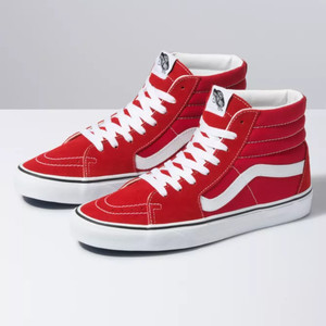 red vans womens size 8