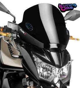 PUIG WINDSCHILD TREND FUR SUZUKI SV650 16-18 SCHWARZ - Picture 1 of 1