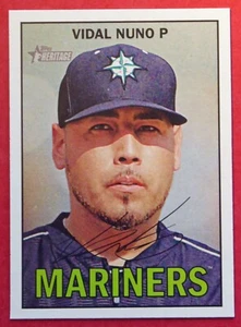 2016 Topps Heritage Vidal Nuno #312 (Mariners) NM+ - Picture 1 of 1