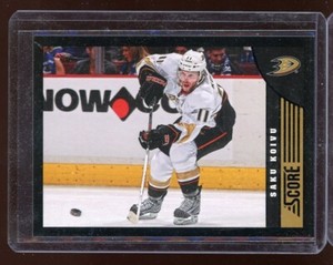2013-14 Score Black #9 Saku Koivu