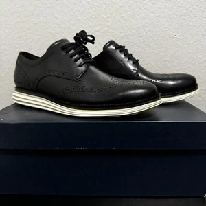 Cole Haan OriginalGrand Energy Meridian Short Wingtip Oxford C33804 Black, 9.5 - Picture 1 of 11
