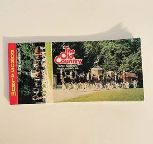 Album bonus vintage Busch Gardens VA The Old Country 20 cartoline NOS - Foto 1 di 11
