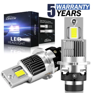 2x D2S D2R LED Headlight Bulbs Kit OEM HID Xenon Replacement 12000K Bright White - Picture 1 of 13