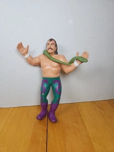 WWF WWE LJN Jake "The Snake" Roberts Vintage 1987 Titan Sports w/ Damien - Imagen 1 de 17