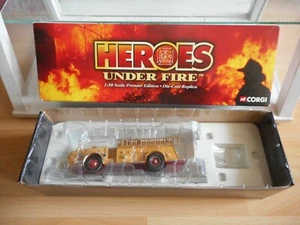 Corgi Heroes American Lafrance 700 Open Cab in Brown on 1:50 in Box (US53507) - Picture 1 of 2