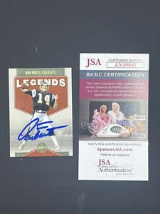 Dan Fouts Signed 2022 Panini Legacy Legends IP Auto JSA San Diego Chargers - Picture 1 of 2