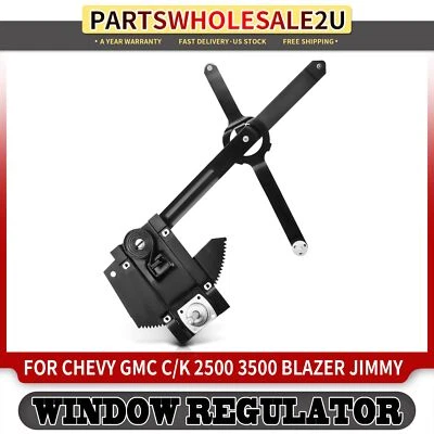 Regulador de janela manual dianteiro esquerdo LH para Chevy C10 K10 R2500 Suburban GMC C1500 - Imagem 1 de 4
