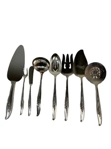 VTG Lot 8 Set Oneida MAGIC MOMENT Silverplate Nobility Pieces Tomato Server More - Picture 1 of 9