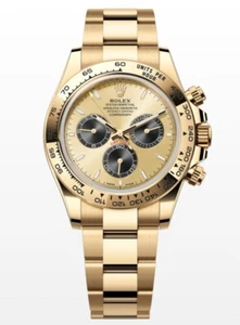 Rolex Daytona 126508 NEW 2024 Complete 18k Gold Champagne Dial Watch 40mm - Picture 1 of 2
