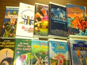 28 VHS MOVIES/CARTOONS Walt Disney and more kids children family animation lot  - Bild 1 von 10