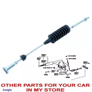 COROLLA AE86 LEVIN TRUENO SHORT FRONT EMERGENCY PARKING HAND BRAKE CABLE - Picture 1 of 6