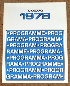Folleto de ventas Volvo Range 1978 - 244, 245, 264, 265, 66 - muy buen estado - Imagen 1 de 5
