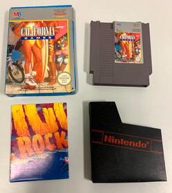 California Games NES Game - Boxed with Lost City Poster - 1988 NINTENDO 