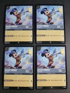 Mickey Mouse - Trumpeter (X4) 172/204 Super Rare Lorcana Fabled - Picture 1 of 2