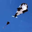 Delfin Drachen mit 100m Schnur 2.2m XXL – Softkite für Kinder & Erwachsene