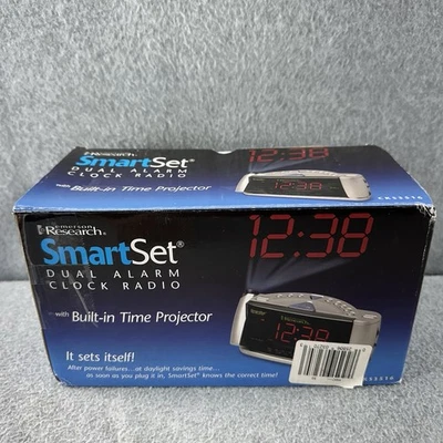 Emerson Research CKS3516 SmartSet Time Projection Dual Alarm Clock Radio AM/FM - Image 1 of 4