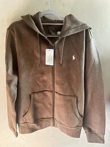 Polo Ralph Lauren Double-Knit Full-Zip Hoodie Size Medium $138 Retail Price - Picture 1 of 5
