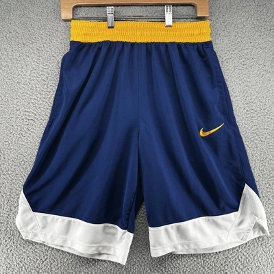 Pantalones Cortos de Baloncesto Nike Dri-FIT Para Hombre Medianos Azul Amarillo Blanco AJ3914-493 Atléticos Foto 1 de 4