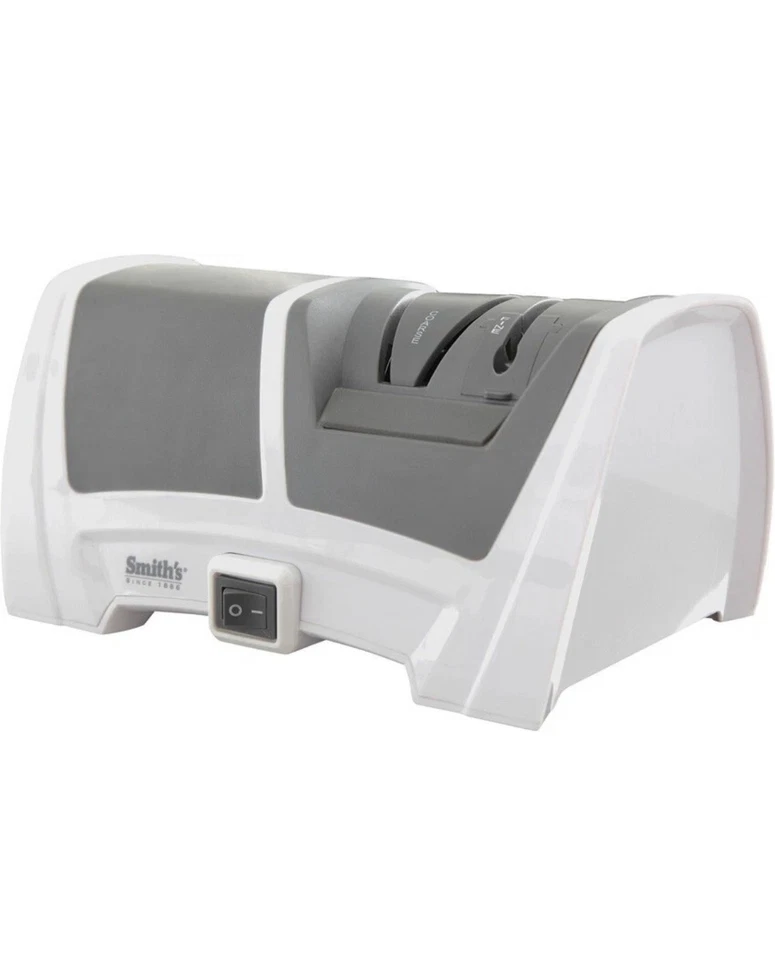 Afilador de cuchillos eléctrico Smith's 50378 Deluxe Diamond, gris/blanco Foto 1 de 1